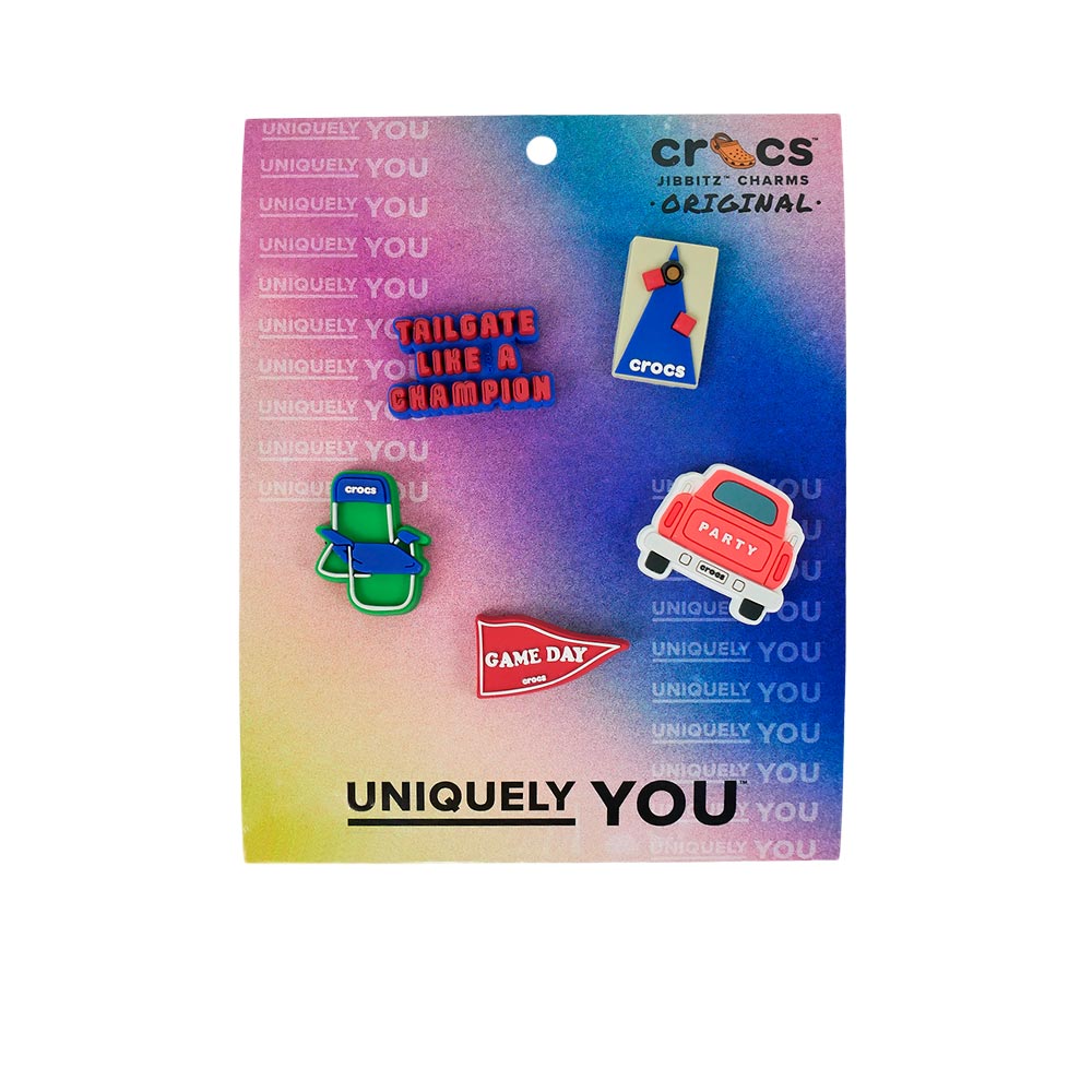 CROCS Jibbitz Tailgate Party 5-Pack Shoes Charm - Supersports Thailand Supersports Thailand