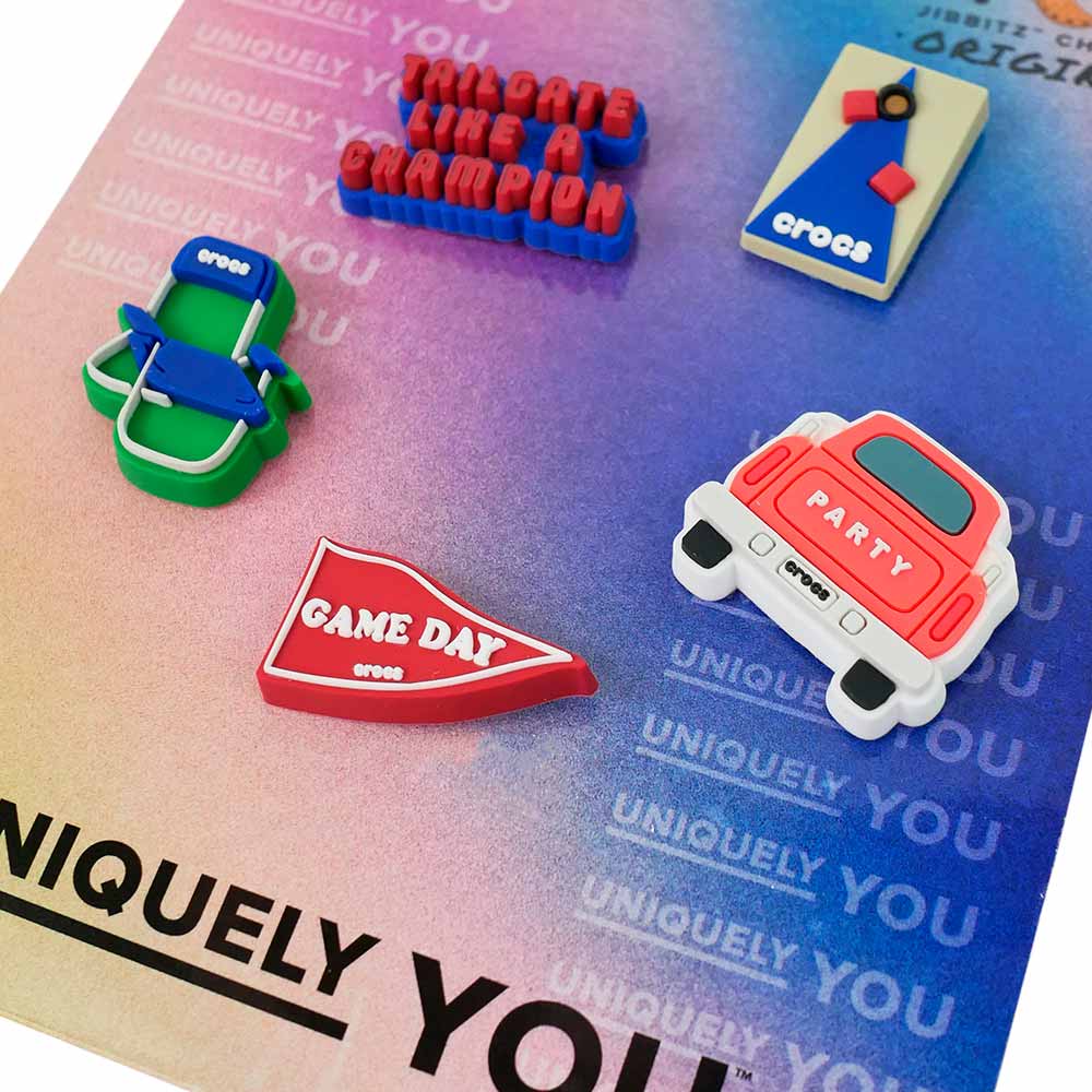 CROCS Jibbitz Tailgate Party 5-Pack Shoes Charm - Supersports Thailand Supersports Thailand