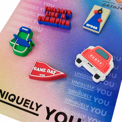 CROCS Jibbitz Tailgate Party 5-Pack Shoes Charm - Supersports Thailand