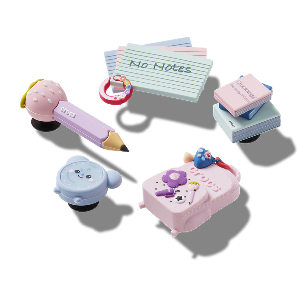 CROCS Jibbitz Girly Back to School 5-Pack Shoes Charm - Supersports Thailand Supersports Thailand