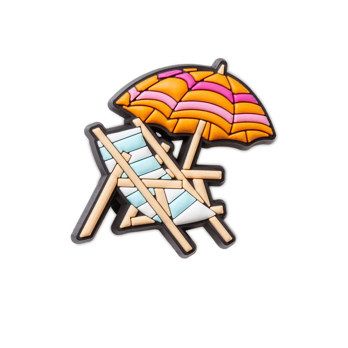 CROCS Jibbitz Beach Chair and Umbrella Shoes Charm - Supersports Thailand Supersports Thailand