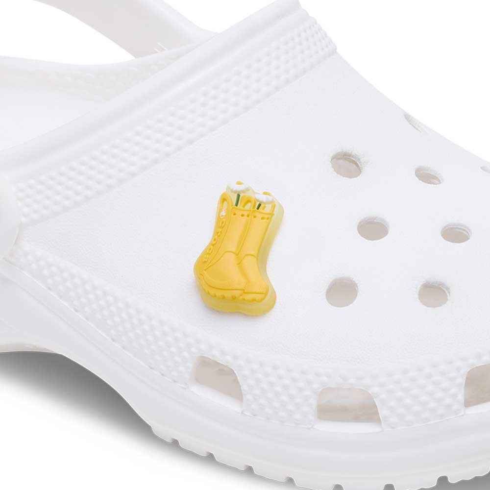 CROCS Jibbitz Yellow Handle It Rainboot Shoes Charm Supersports Thailand