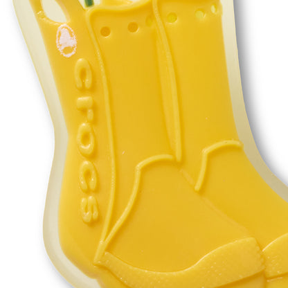 CROCS Jibbitz Yellow Handle It Rainboot Shoes Charm