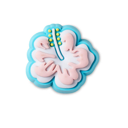 CROCS Jibbitz Blue Hibiscus Shoes Charm - Supersports Thailand