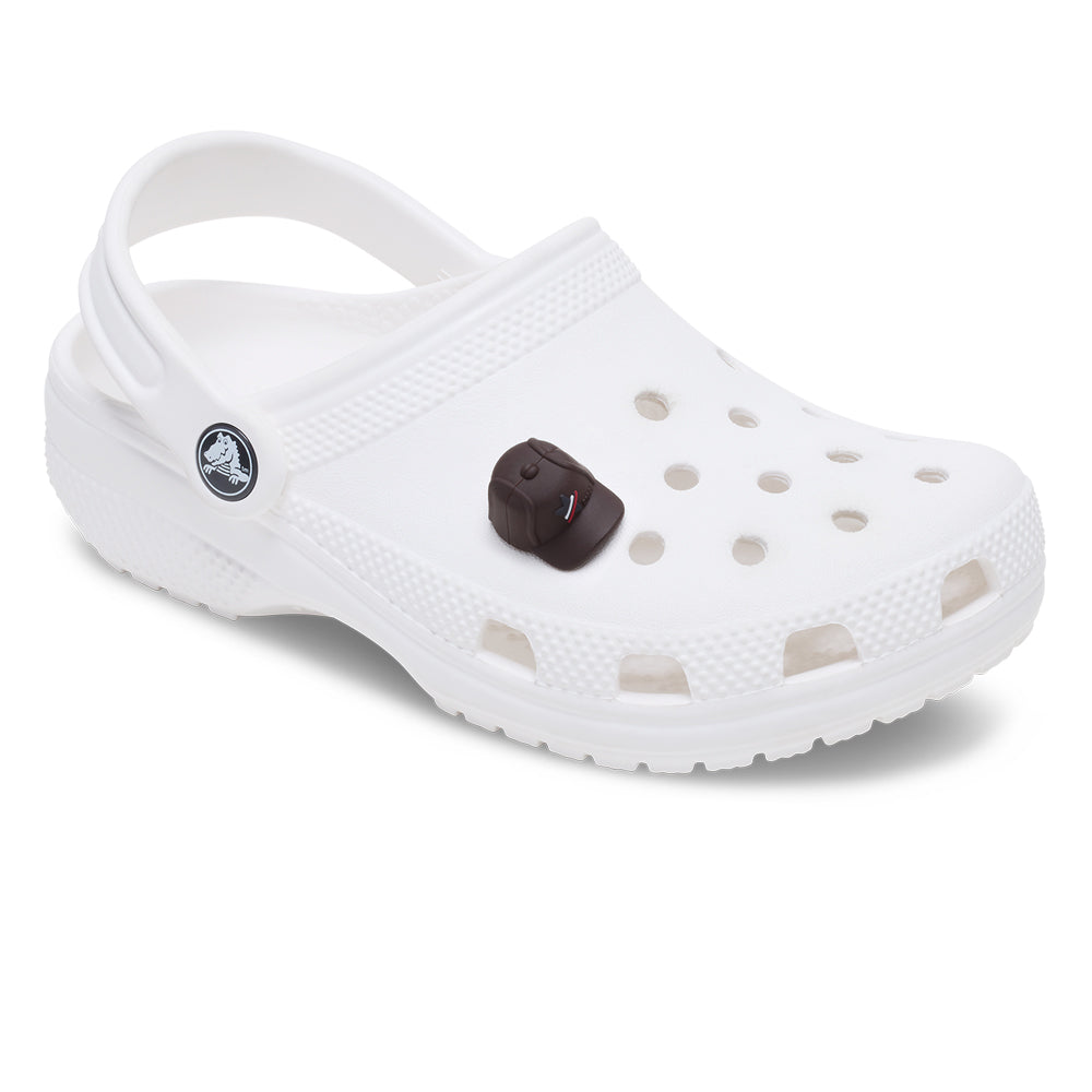 CROCS Jibbitz Brown Baseball Cap Shoes Charm - Supersports Thailand Supersports Thailand