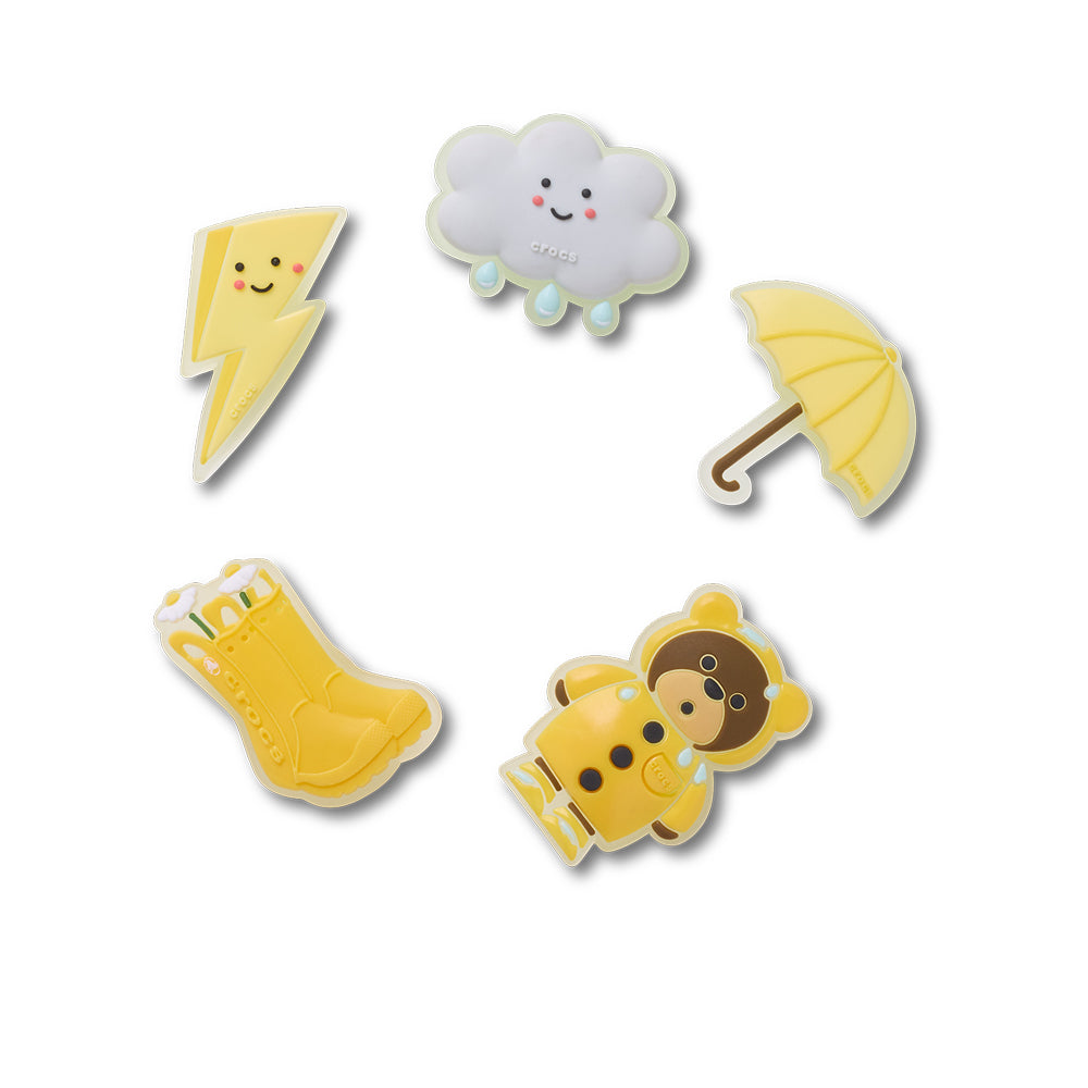 CROCS Jibbitz Rainy Day 5 Pack Shoes Charm Supersports Thailand