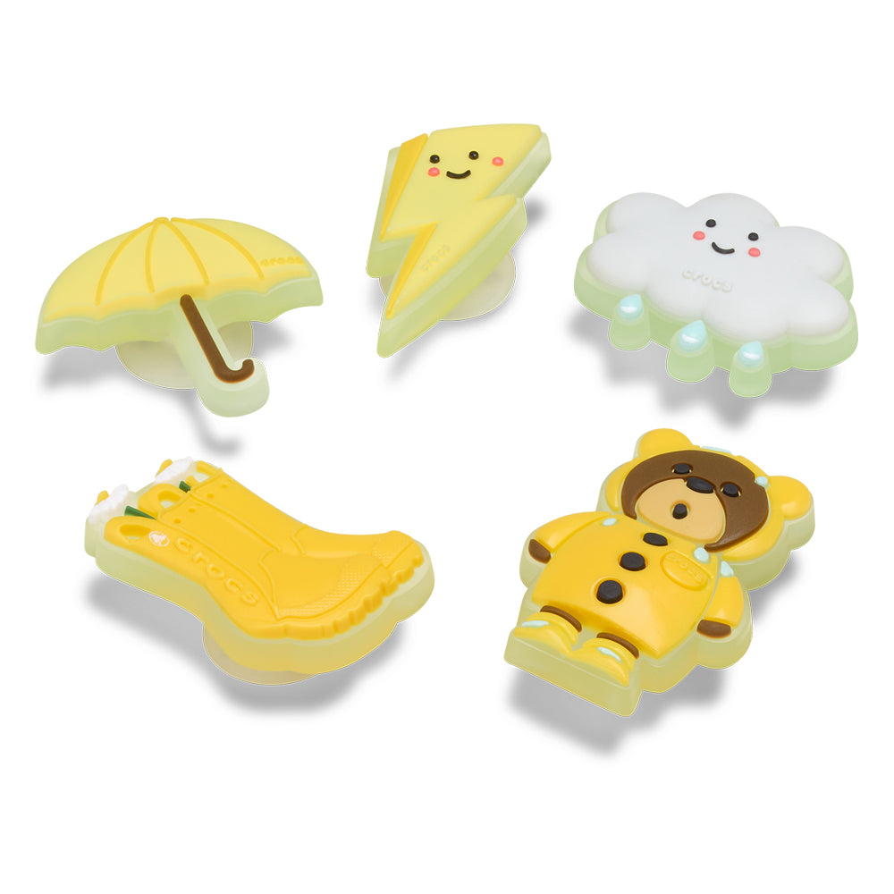 CROCS Jibbitz Rainy Day 5 Pack Shoes Charm Supersports Thailand