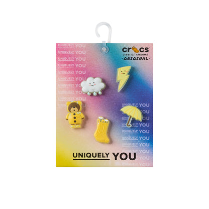CROCS Jibbitz Rainy Day 5 Pack Shoes Charm