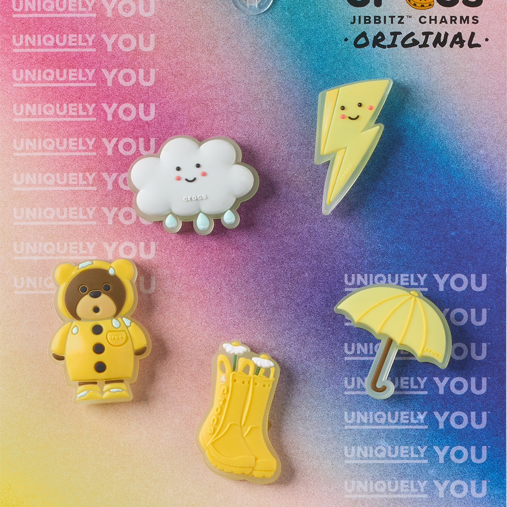CROCS Jibbitz Rainy Day 5 Pack Shoes Charm Supersports Thailand