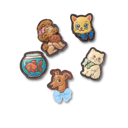 CROCS Jibbitz Vintage Pets 5 Pack Shoes Charm