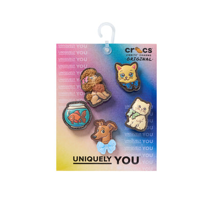 CROCS Jibbitz Vintage Pets 5 Pack Shoes Charm