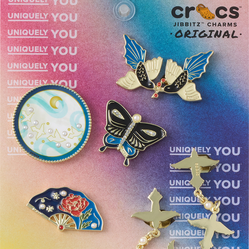 CROCS Jibbitz Oriental Magpie 5 Pack Shoes Charm Supersports Thailand