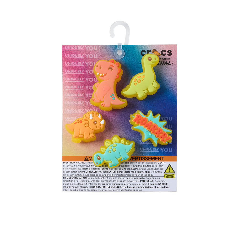 CROCS Jibbitz Lights Up Little Dinos 5 Pack Shoes Charm Supersports Thailand