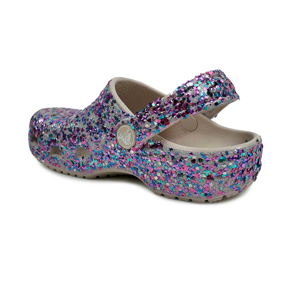 CROCS Classic Dazzle Glitter Clog รองเท้าลำลองเด็ก Supersports Thailand