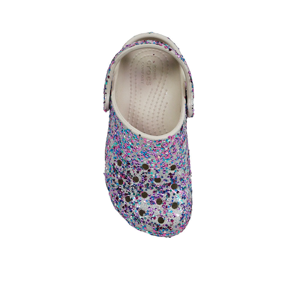 CROCS Classic Dazzle Glitter Clog รองเท้าลำลองเด็ก Supersports Thailand