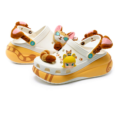 CROCS Crush Pop Mart Molly Clog รองเท้าลำลองผู้ใหญ่