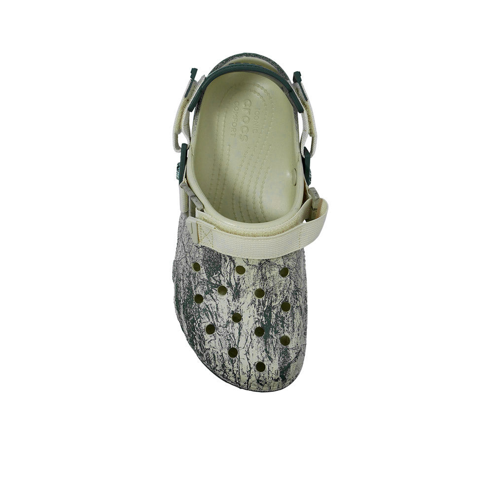 CROCS Duet Max II Forest Crackle Clog Unisex Lifestyle Shoes Supersports Thailand