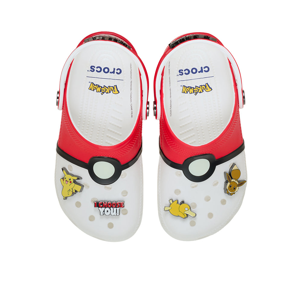 CROCS Pokémon Poké Ball Classic Clog Kids Lifestyle Shoes - Supersports Thailand Supersports Thailand