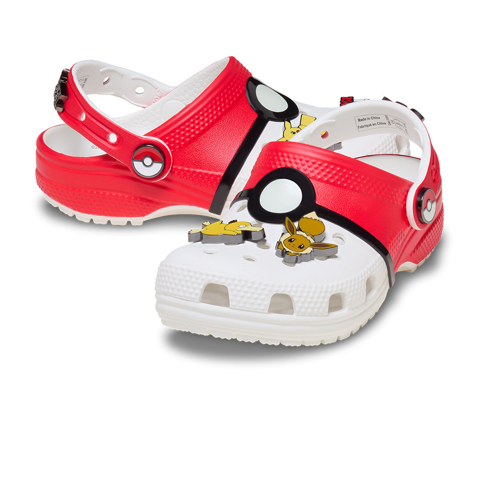 CROCS Pokémon Poké Ball Classic Clog Toddler Kids Lifestyle Shoes - Supersports Thailand