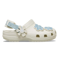 CROCS Classic Denim Flower Adjustable Backstrap Toddler Kids Lifestyle Shoes - Supersports Thailand