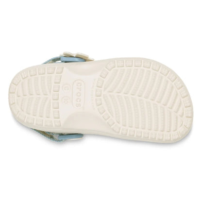 CROCS Classic Denim Flower Adjustable Backstrap Toddler Kids Lifestyle Shoes - Supersports Thailand
