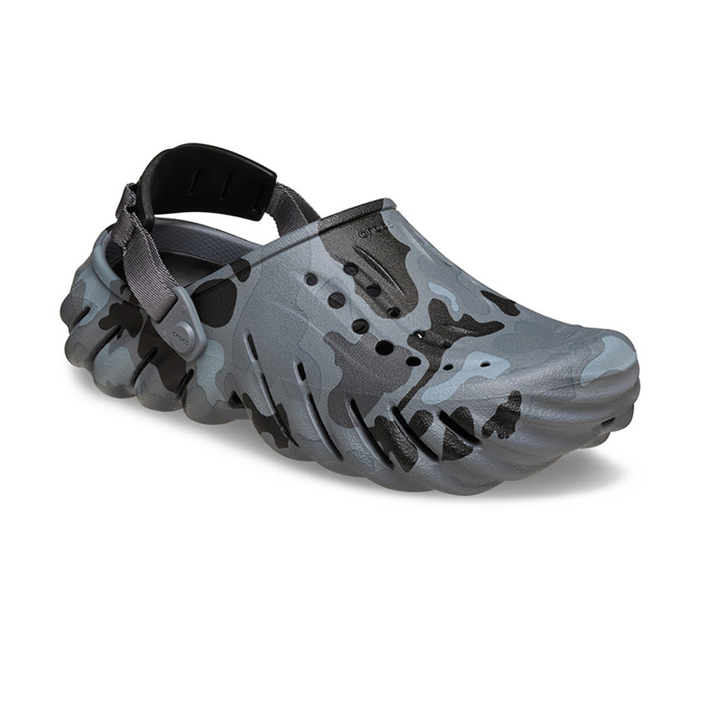 CROCS Echo Duck Camo Clog Unisex Lifestyle Shoes - Supersports Thailand Supersports Thailand