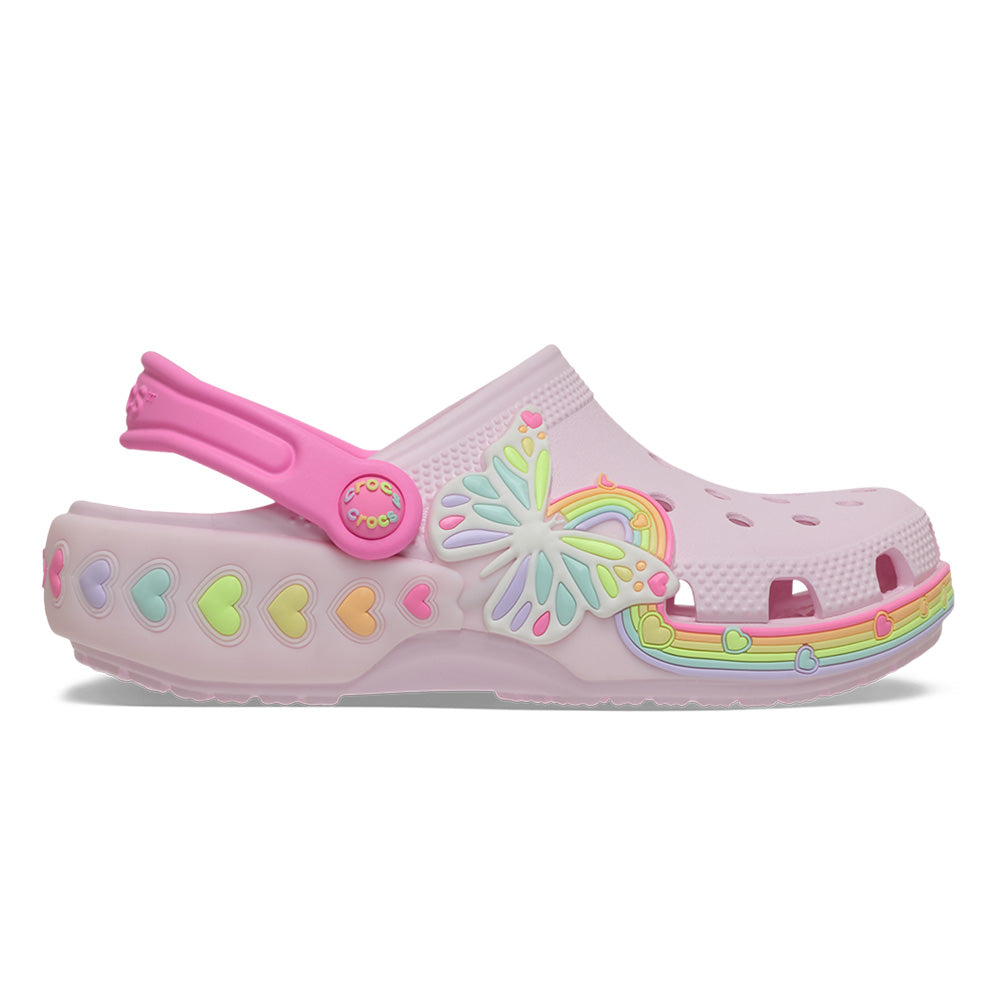 CROCS Classic Butterfly Lights Clog Kids Lifestyle Shoes - Supersports Thailand Supersports Thailand