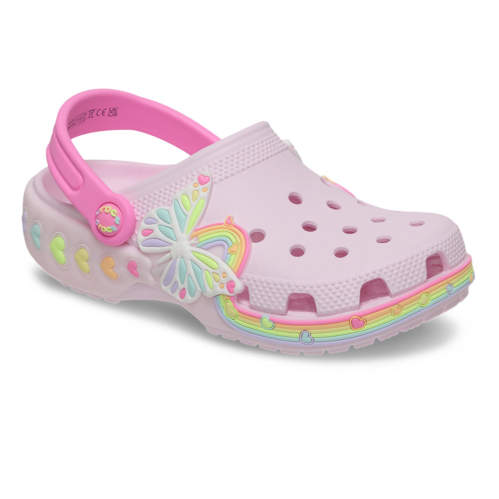 CROCS Classic Butterfly Lights Clog Kids Lifestyle Shoes - Supersports Thailand Supersports Thailand