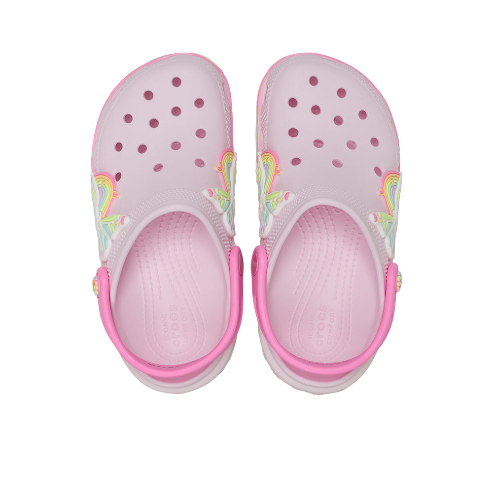 CROCS Classic Butterfly Lights Clog Kids Lifestyle Shoes - Supersports Thailand
