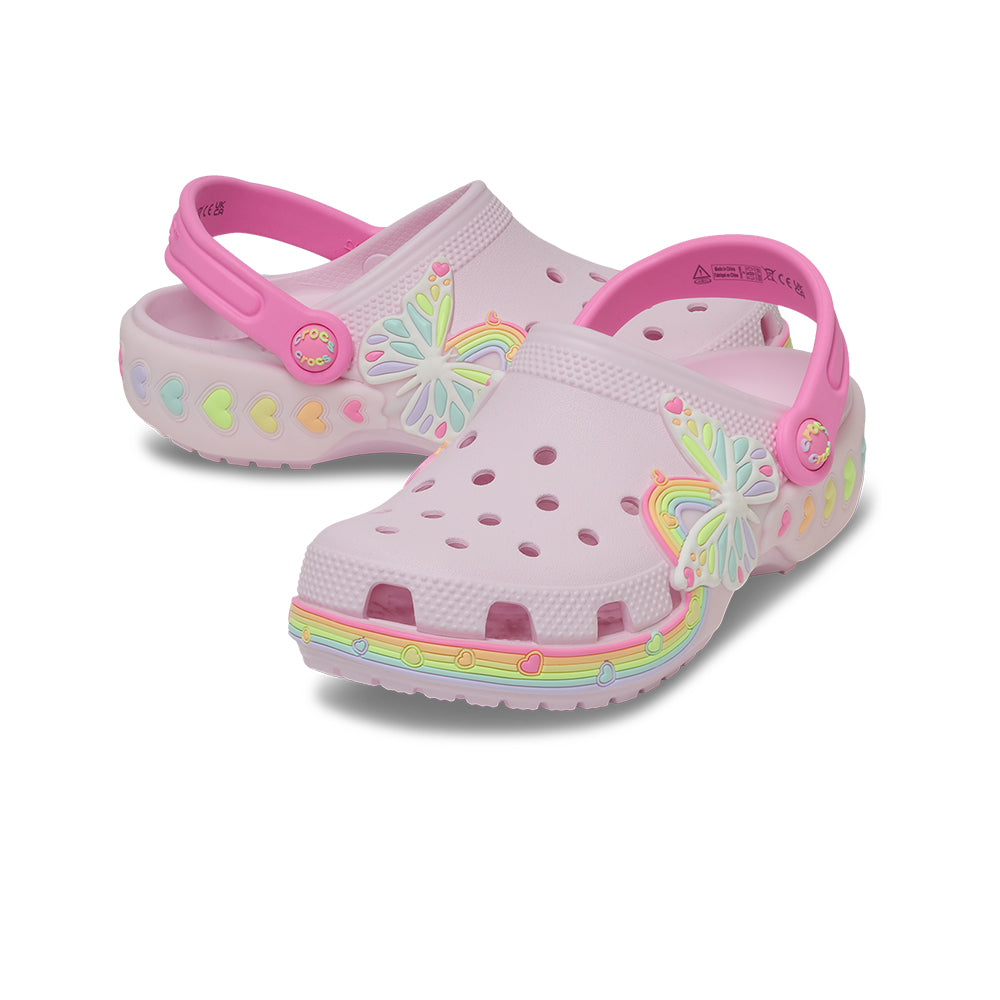 CROCS Classic Butterfly Lights Clog Toddler Kids Lifestyle Shoes - Supersports Thailand