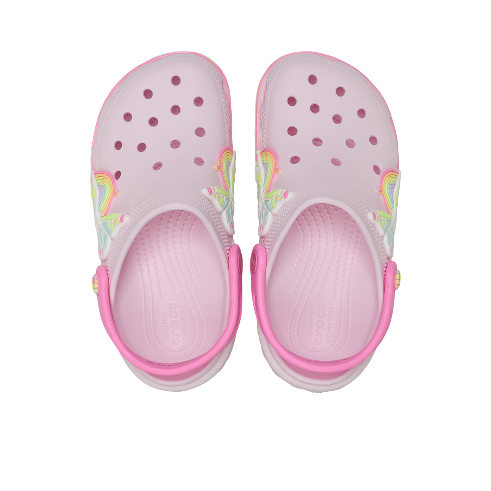 CROCS Classic Butterfly Lights Clog Toddler Kids Lifestyle Shoes - Supersports Thailand