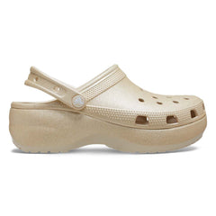 CROCS Classic Platform Glitter Clog Unisex Casual Shoes