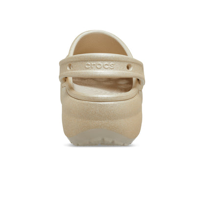 CROCS Classic Platform Glitter Clog Unisex Casual Shoes