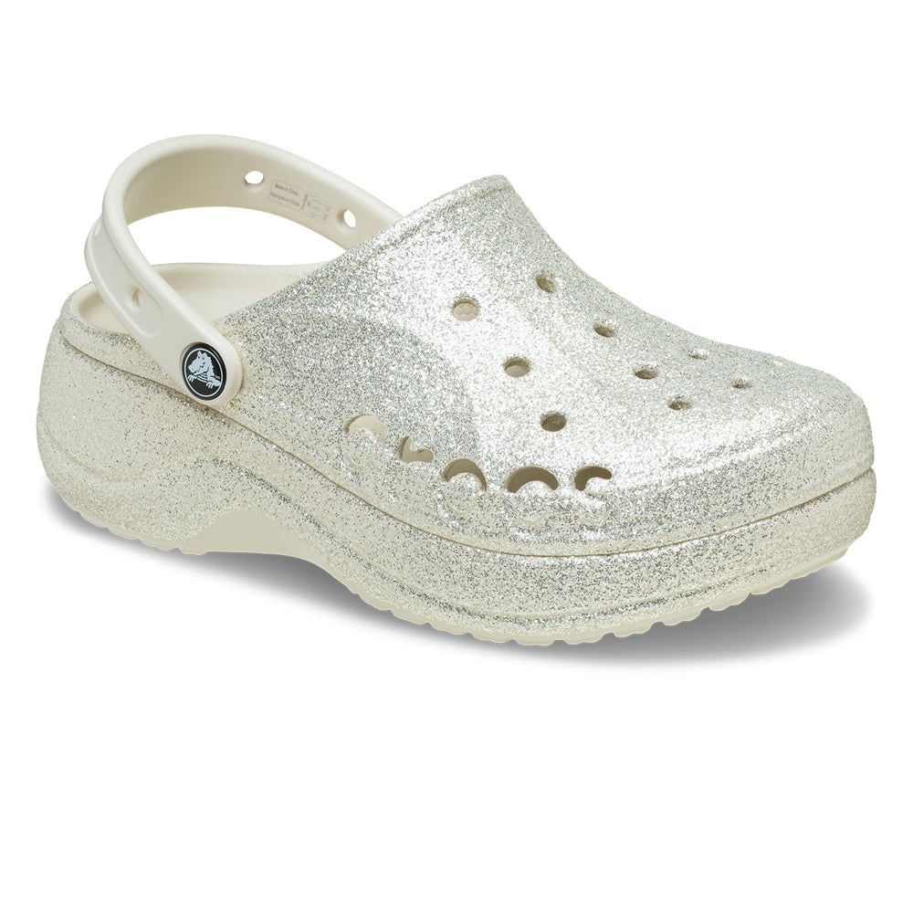 CROCS Baya Platform Glitter Clog Women's Lifestyle Shoes - Supersports Thailand Supersports Thailand