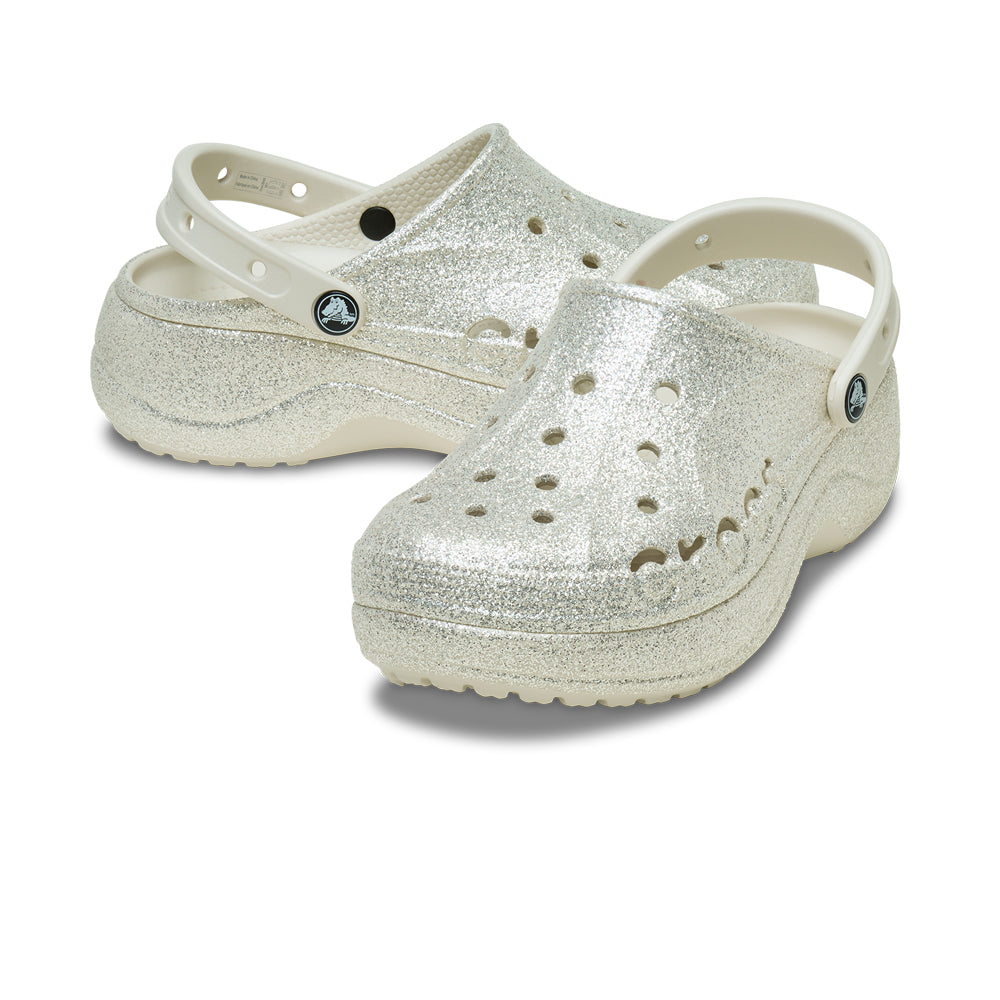 CROCS Baya Platform Glitter Clog Women's Lifestyle Shoes - Supersports Thailand Supersports Thailand