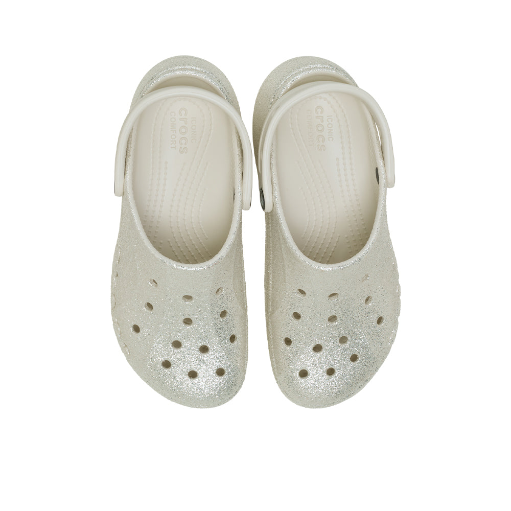 CROCS Baya Platform Glitter Clog Women's Lifestyle Shoes - Supersports Thailand Supersports Thailand