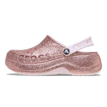 CROCS Baya Platform Glitter Clog Women's Lifestyle Shoes - Supersports Thailand