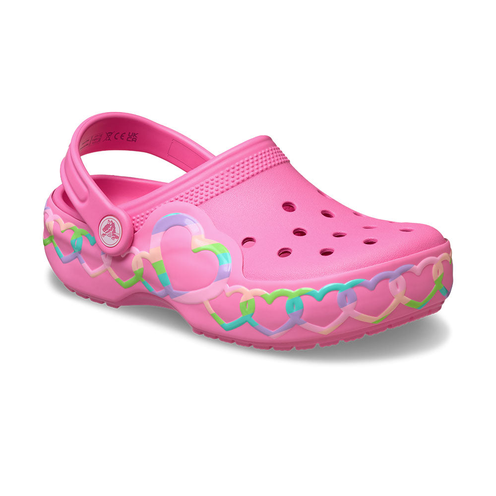 CROCS Classic Heart Lights Clog Kids Lifestyle Shoes - Supersports Thailand Supersports Thailand