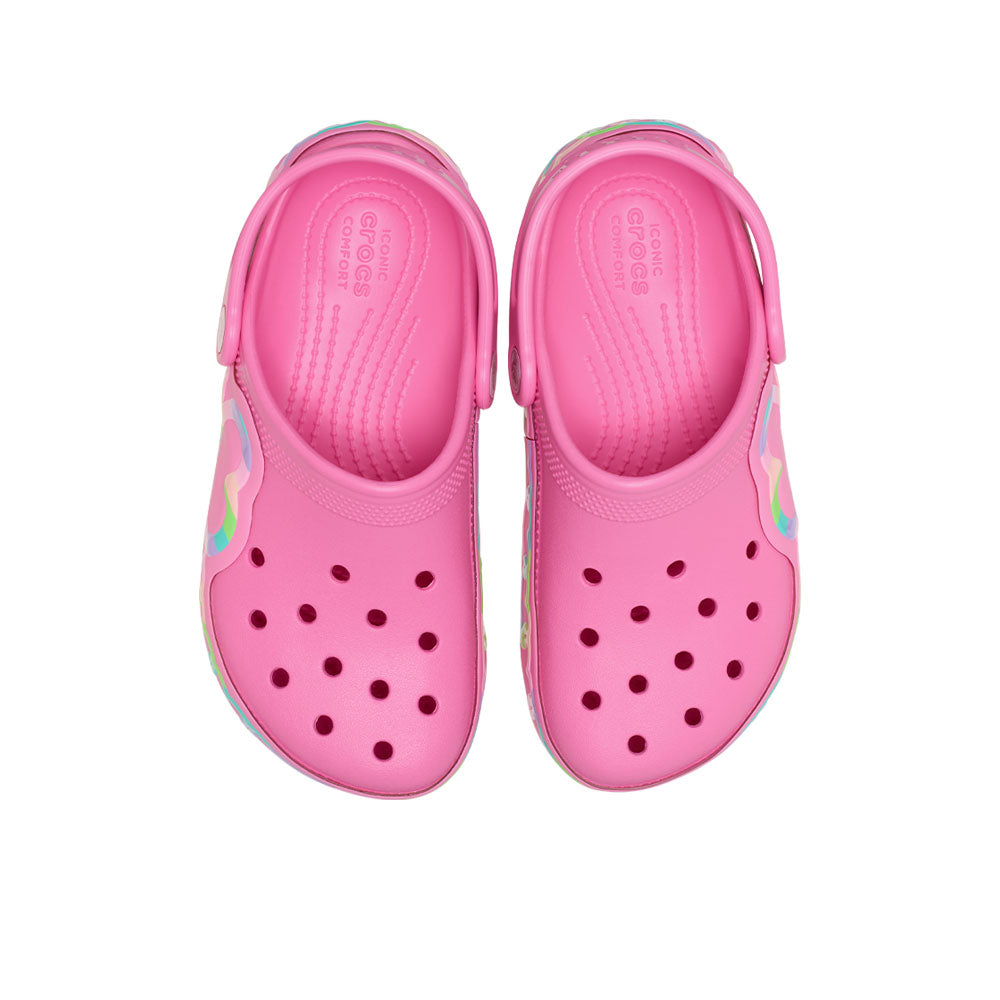 CROCS Classic Heart Lights Clog Kids Lifestyle Shoes - Supersports Thailand