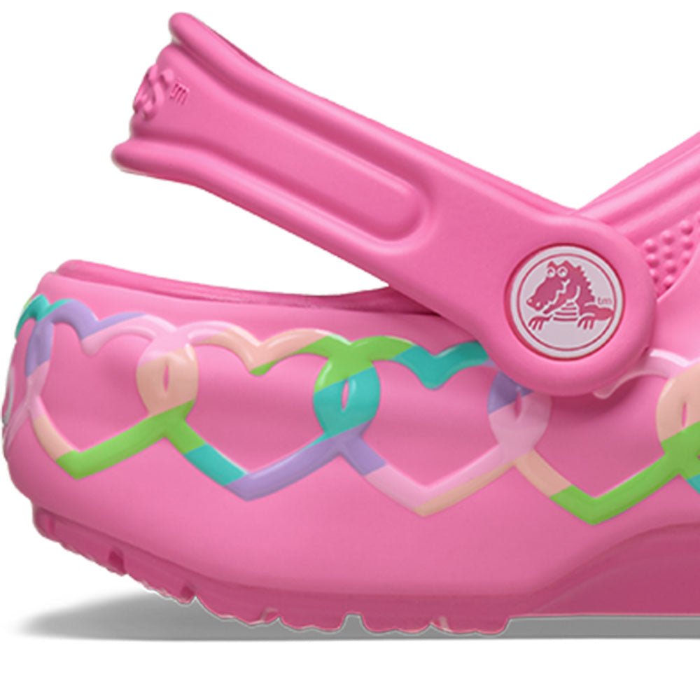 CROCS Classic Heart Lights Clog Kids Lifestyle Shoes - Supersports Thailand