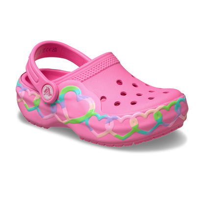 CROCS Classic Heart Lights Clog Toddler Kids Lifestyle Shoes - Supersports Thailand