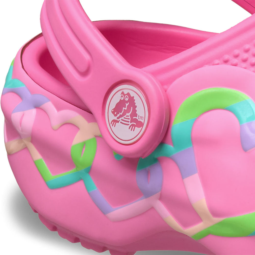 CROCS Classic Heart Lights Clog Toddler Kids Lifestyle Shoes - Supersports Thailand