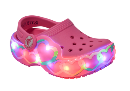 CROCS Classic Heart Lights Clog Toddler Kids Lifestyle Shoes - Supersports Thailand