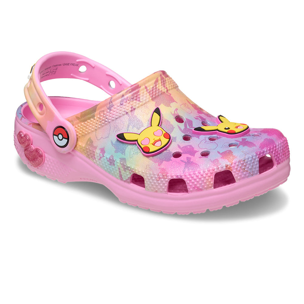 CROCS Pikachu Pink Classic Clog Kids Lifestyle Shoes - Supersports Thailand Supersports Thailand