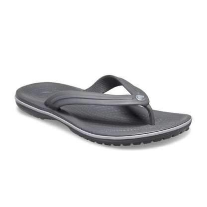 CROCS Crocband Flip Unisex Sandals เธชเธตเนเธเธฒ (Grey) US M4/W6