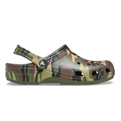 CROCS Camouflage Classic Clog รองเท้าลำลองผู้ใหญ่
