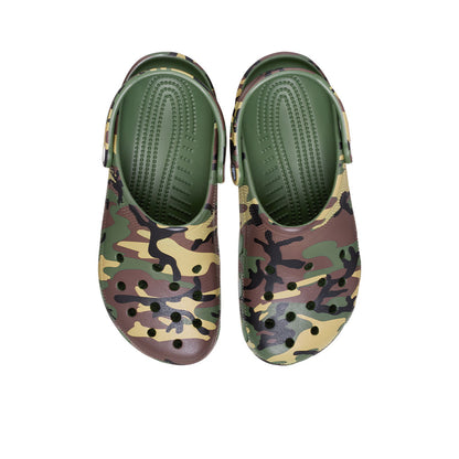 CROCS Camouflage Classic Clog รองเท้าลำลองผู้ใหญ่