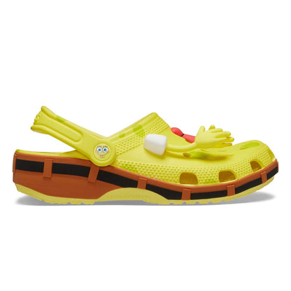 CROCS SpongeBob Classsic Clog Unisex Lifestyle Shoes - Supersports Thailand