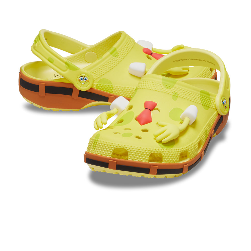 CROCS SpongeBob Classsic Clog Unisex Lifestyle Shoes - Supersports Thailand