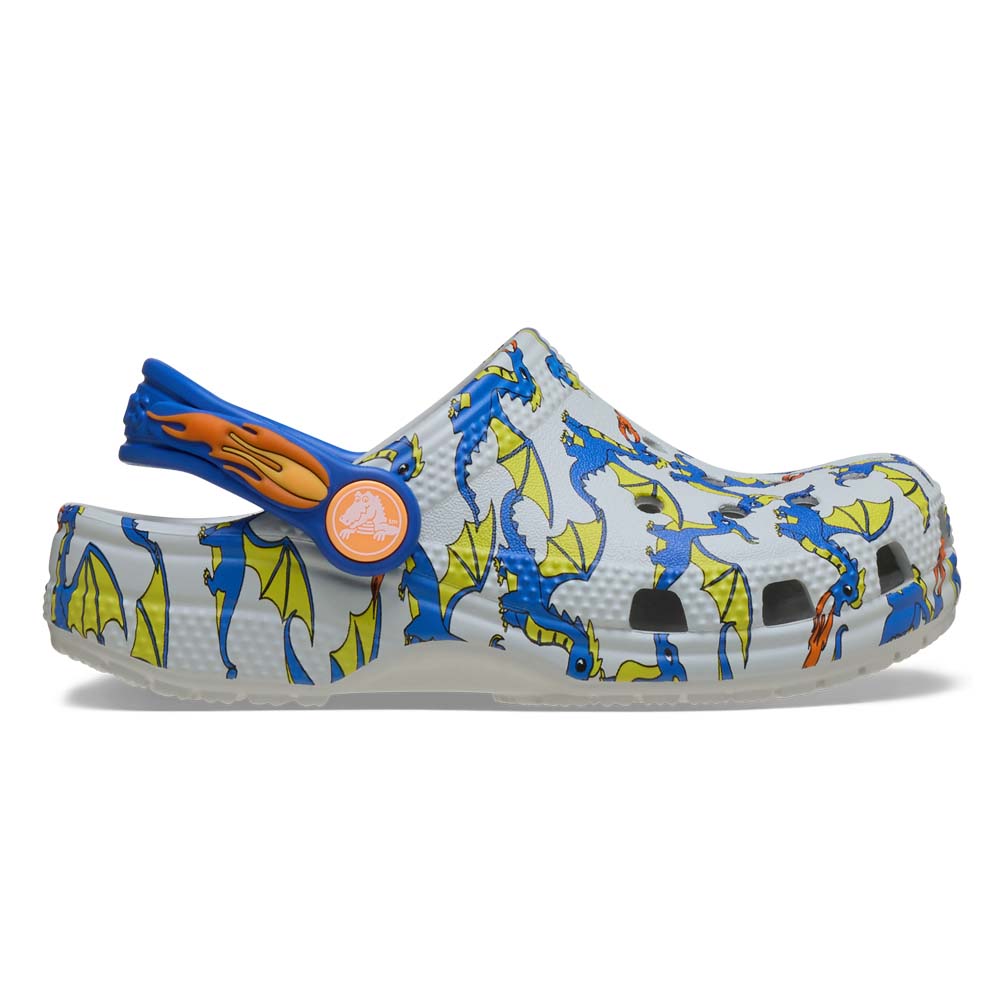 CROCS Classic Dragon Graphic Clog Toddler Kids Lifestyle Shoes - Supersports Thailand